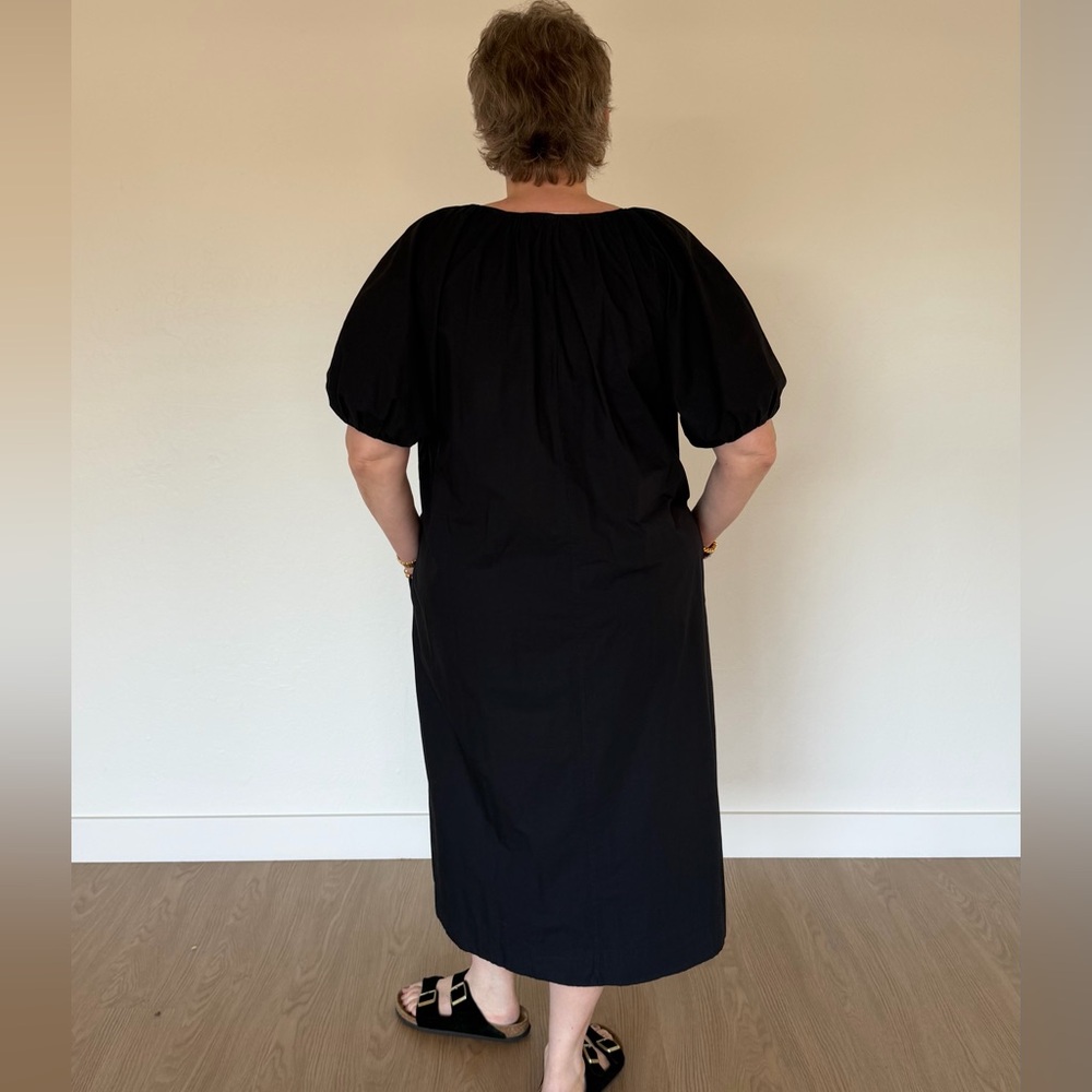 Mara Hoffman Black Cotton Dress - Picture 3 of 5